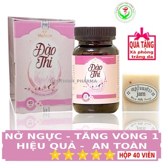 Viên Uống Nở Ngực Đào Thi Tăng Size Vòng 1 Hàng Chính Hãng 100% -Tặng kèm xà phòng trắng da Thailand