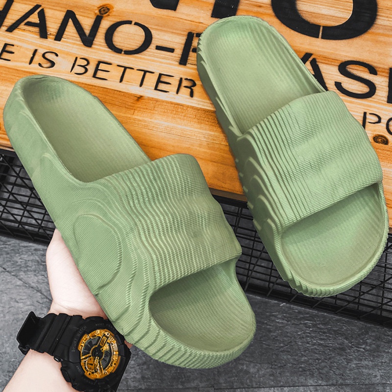 Dép nam mùa hè mang bên ngoài họa tiết sóng Adidas cùng phong cách phiên bản Hàn Quốc thương hiệu hợp thời trang Dép xăng đan và dép đi trong nhà cho nam