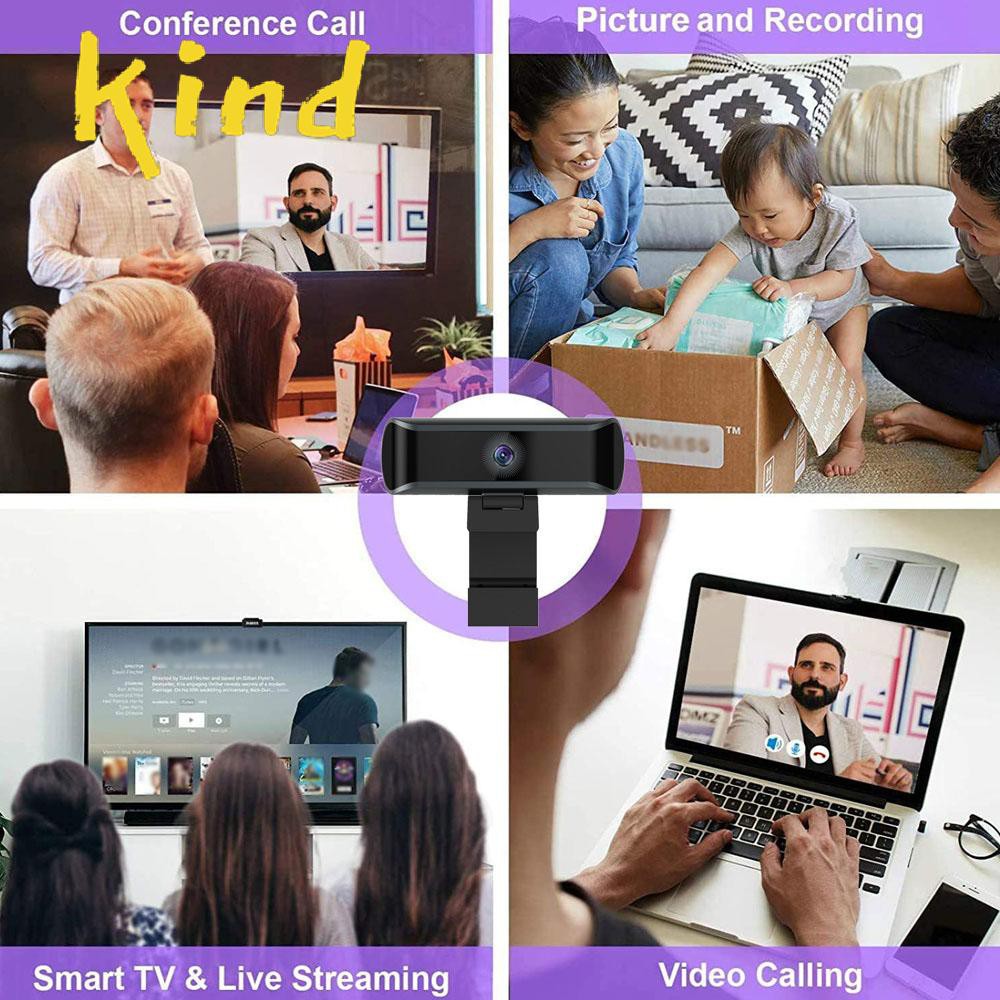 Webcam 1080p Tự Động 4k Kèm Mic | BigBuy360 - bigbuy360.vn