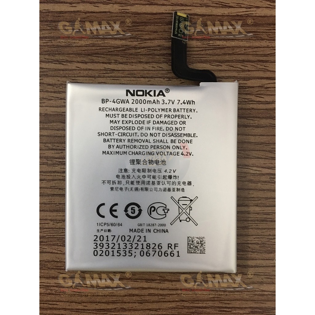 PIN ĐIỆN THOẠI NOKIA LUMIA 625 BP-4GWA 2000mAh