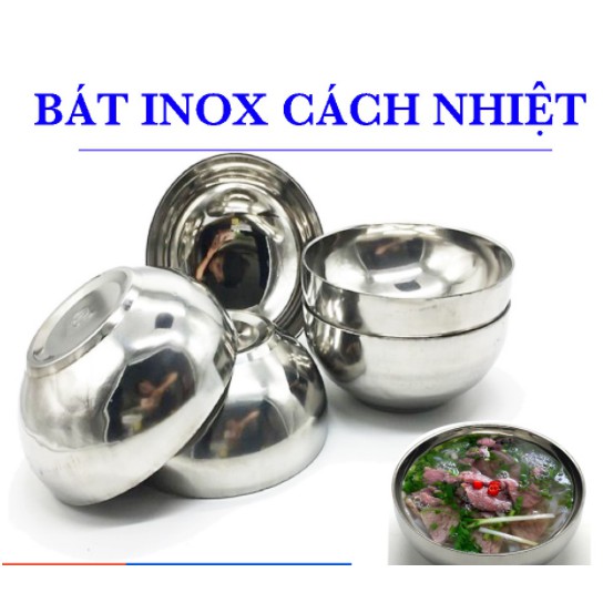 [FREESHIP❤️] BÁT CANH INOX 2 LỚP CÁCH NHIỆT RỘNG 20CM