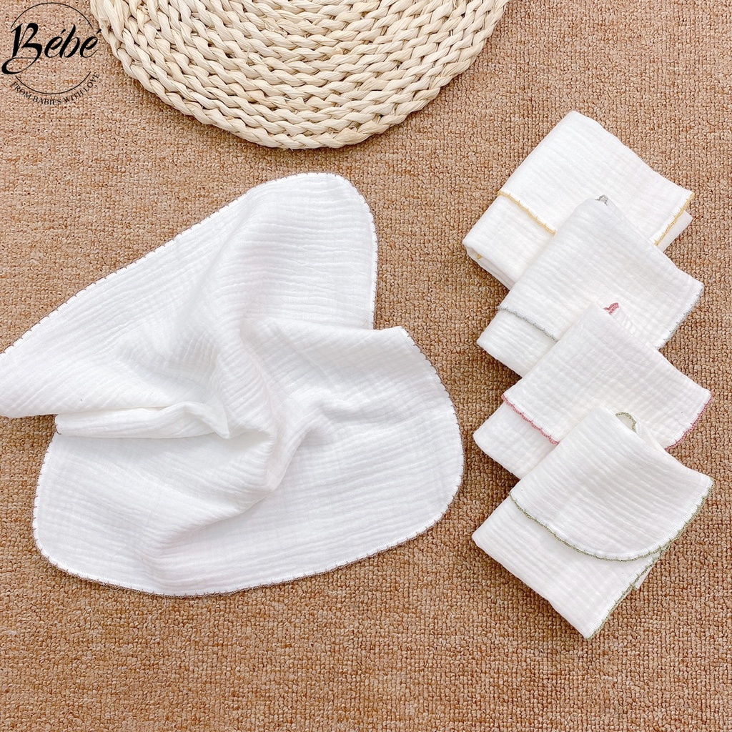 Khăn Sữa Xô BéBé Chất Xô Muslin Thấm Hút Tốt Set 5 Cái Cho Bé