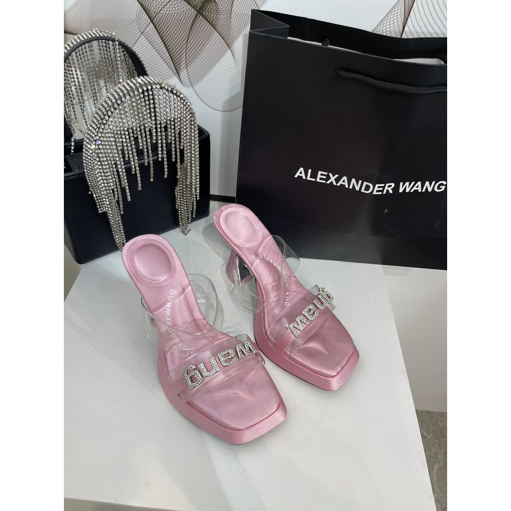 Giày Cao Gót jessie Bằng Nhựa pvc Trong Suốt Không Có Hộp Dành Cho Nữ