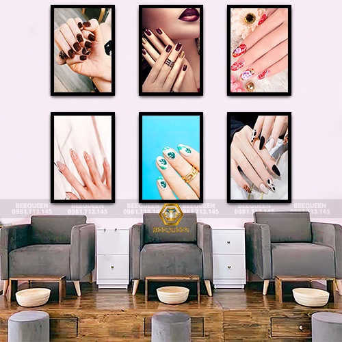 20 Mẫu Tranh Nail Trang Trí Tiệm Nail - Phong Cách Nail Art