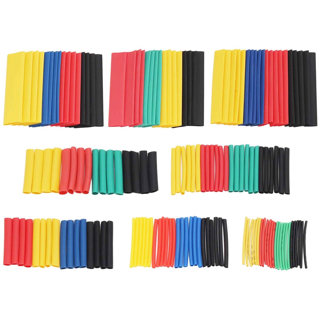 [328 Pcs] [ Heat Shrink Sleeving Tubing ] [Electrical Wire Cable Wrap] [Assortment Electric Insulation Heat Shrink Tube]