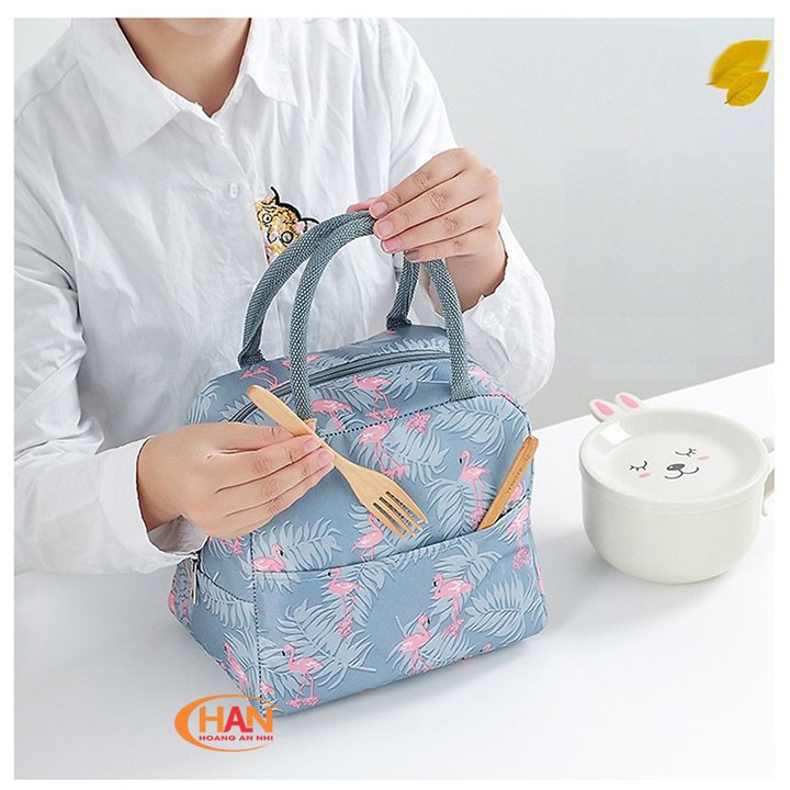 Túi đựng hộp cơm giữ nhiệt - Túi xách đựng đồ 2 lớp chống thấm tiện dụng | BigBuy360 - bigbuy360.vn