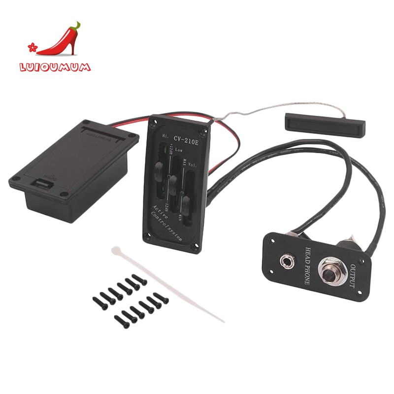 Electric Violin Pickup Piezo Preamp Accessory