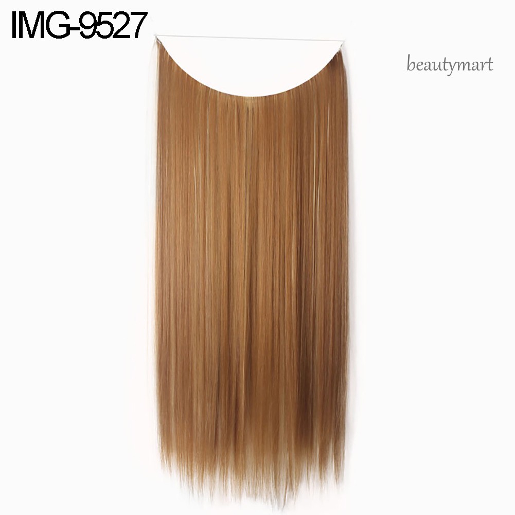 [Hàng mới về] Tóc Giả Dáng Thẳng/Cong Sợi Tự Nhiên Nối Nửa Đầu Cho Nữ