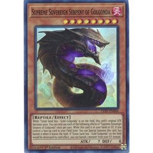 Thẻ bài Yugioh - TCG - Supreme Sovereign Serpent of Golgonda / LIOV-EN004'