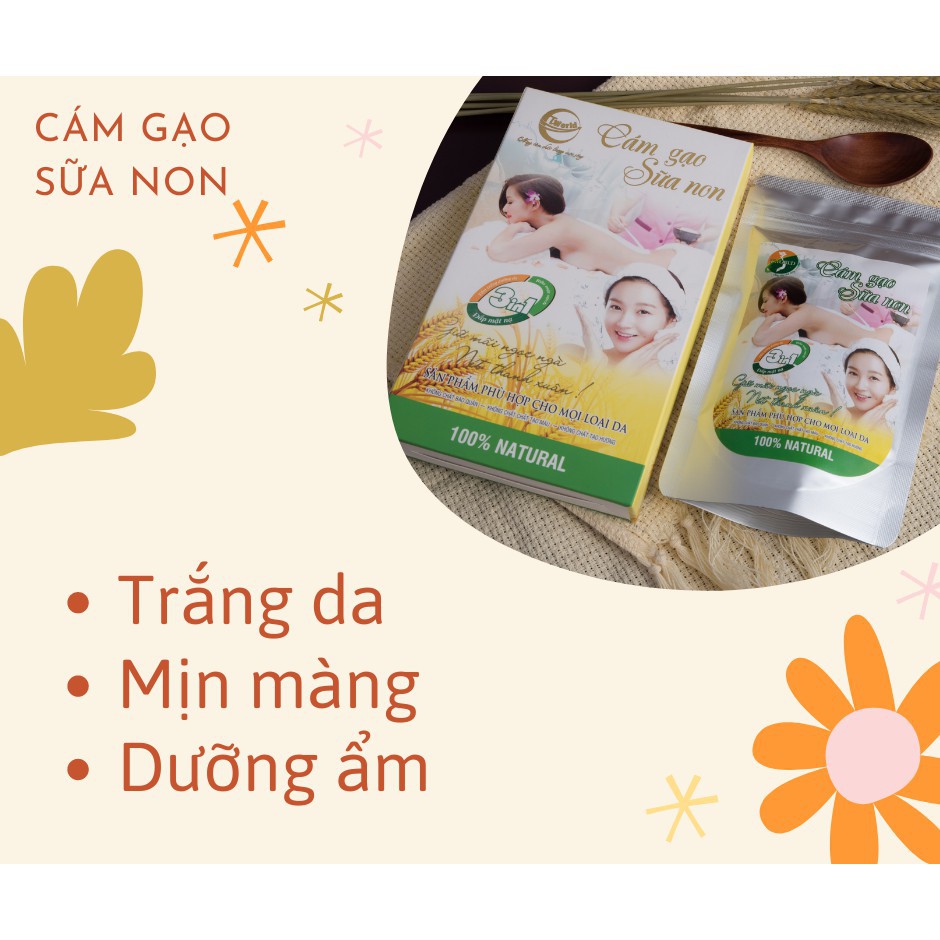 BỘT CÁM GẠO SỮA NON CHÍNH HÃNG CTY MINH THẢO JSC (gói nhỏ dùng thử)