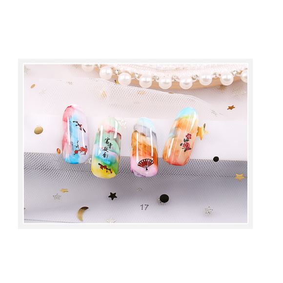 [MỚI 2019] Set 12 chai Cồn loang vẽ móng