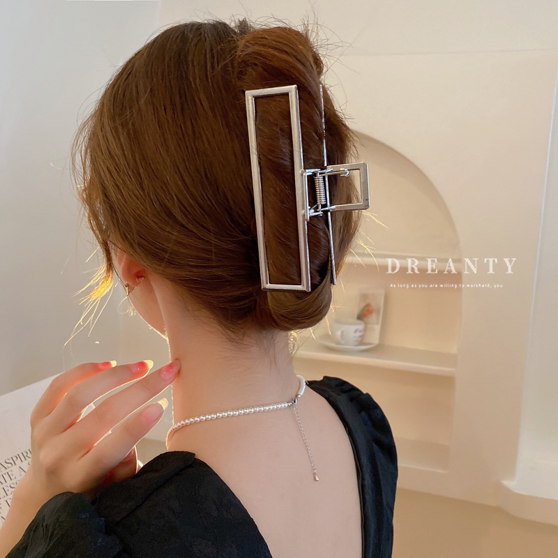 Kẹp Tóc Hình Cá Mập Bằng Kim Loại Phong Cách Thời Trang Độc Đáo