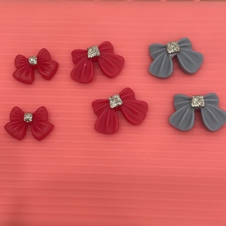 Charm nơ trang trí móng (set 2 cái)