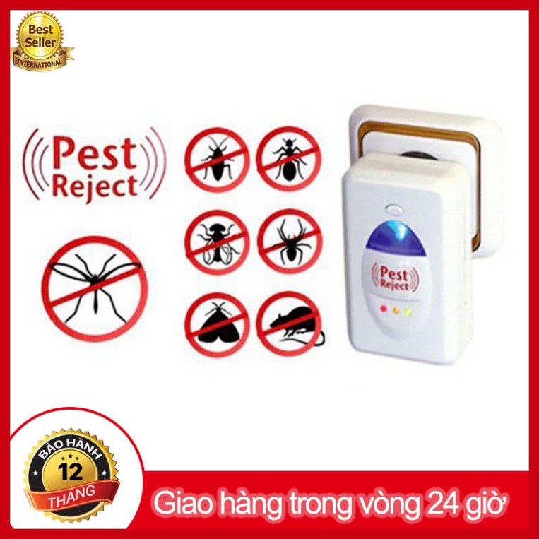 Máy đuổi muỗi Máy đuổi côn trùng Pest Reject, Không ảnh hưởng đến con người và vật nuôi