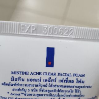 Sữa rửa mặt Mistine Acne Facial Foam