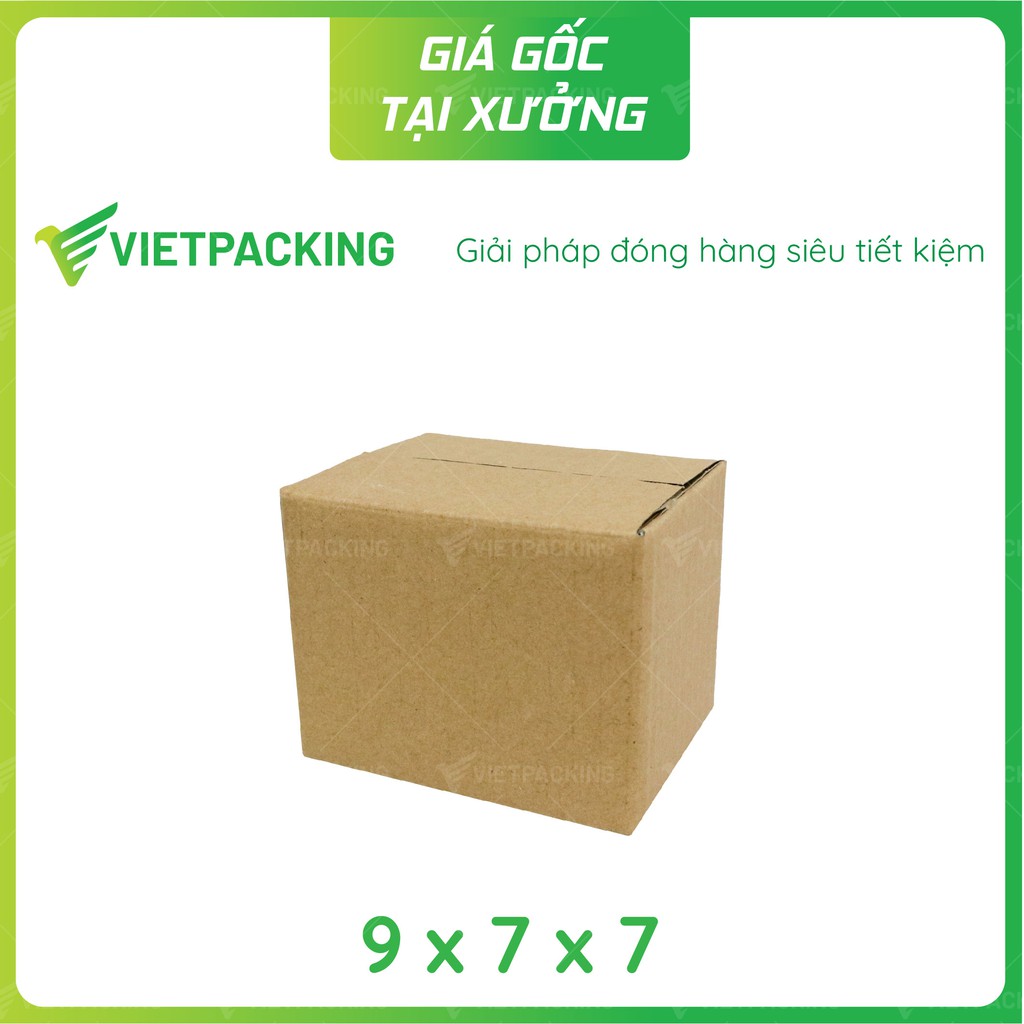 [GIÁ SỐC] 50 Hộp carton đựng mỹ phẩm size 9x7x7