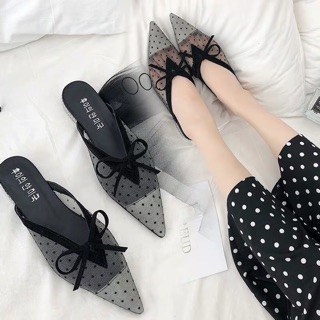 Sục lưới nơ chấm bi