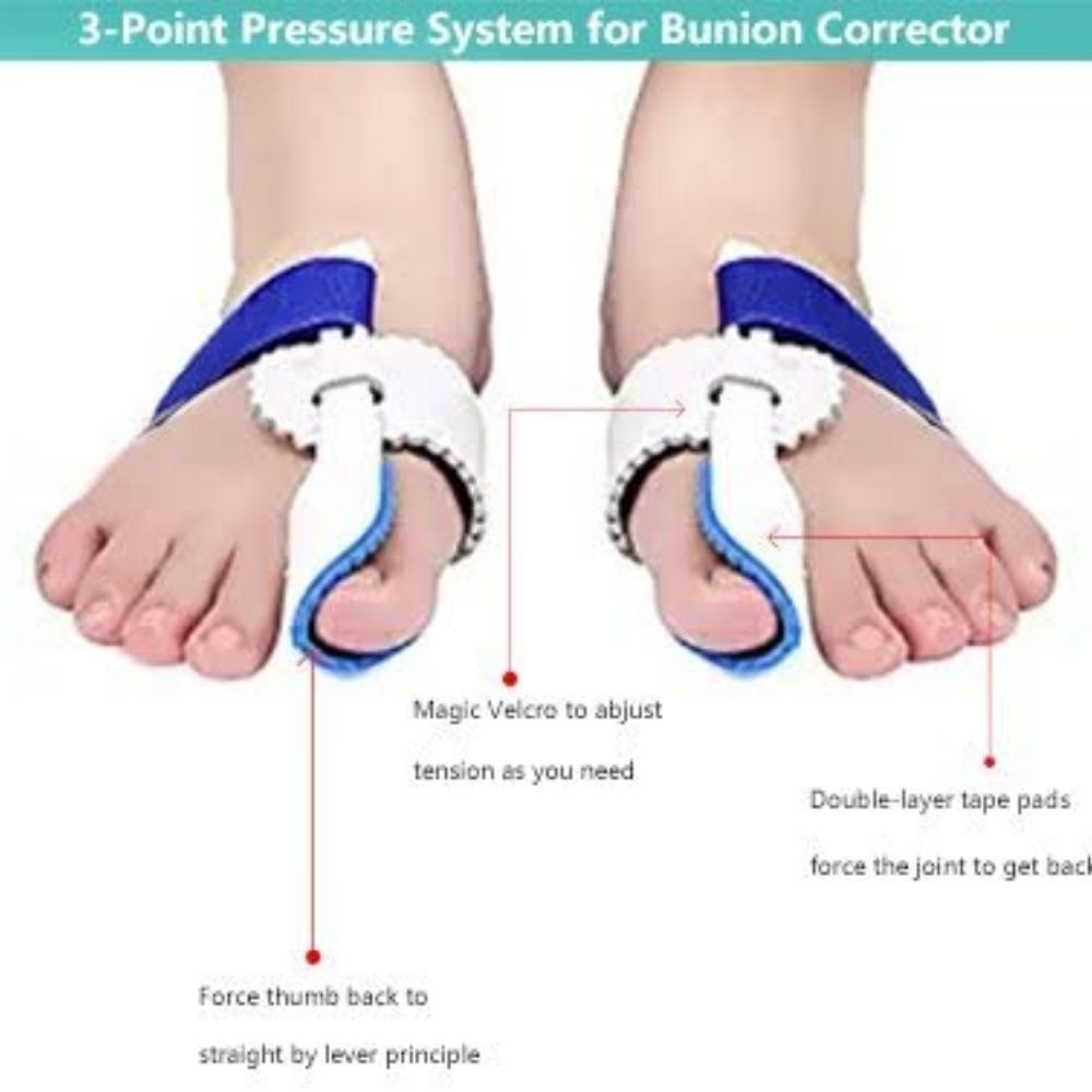 Cặp đai đeo hỗ trợ chỉnh hình bàn chân hiệu quả