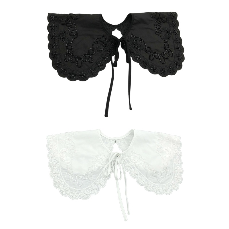 Cổ Áo Rời Thêu Họa Tiết Kiểu Hán Phục Thời Trang Cho Nữ