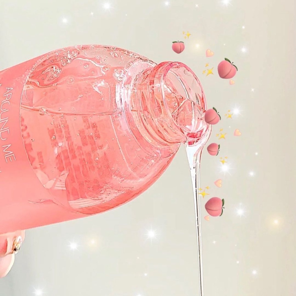 Sữa Tắm Around Me Hương Nước Hoa Dưỡng Ẩm Cơ Thể Hương Đào Vita Body Shower Wash Peach 500ml