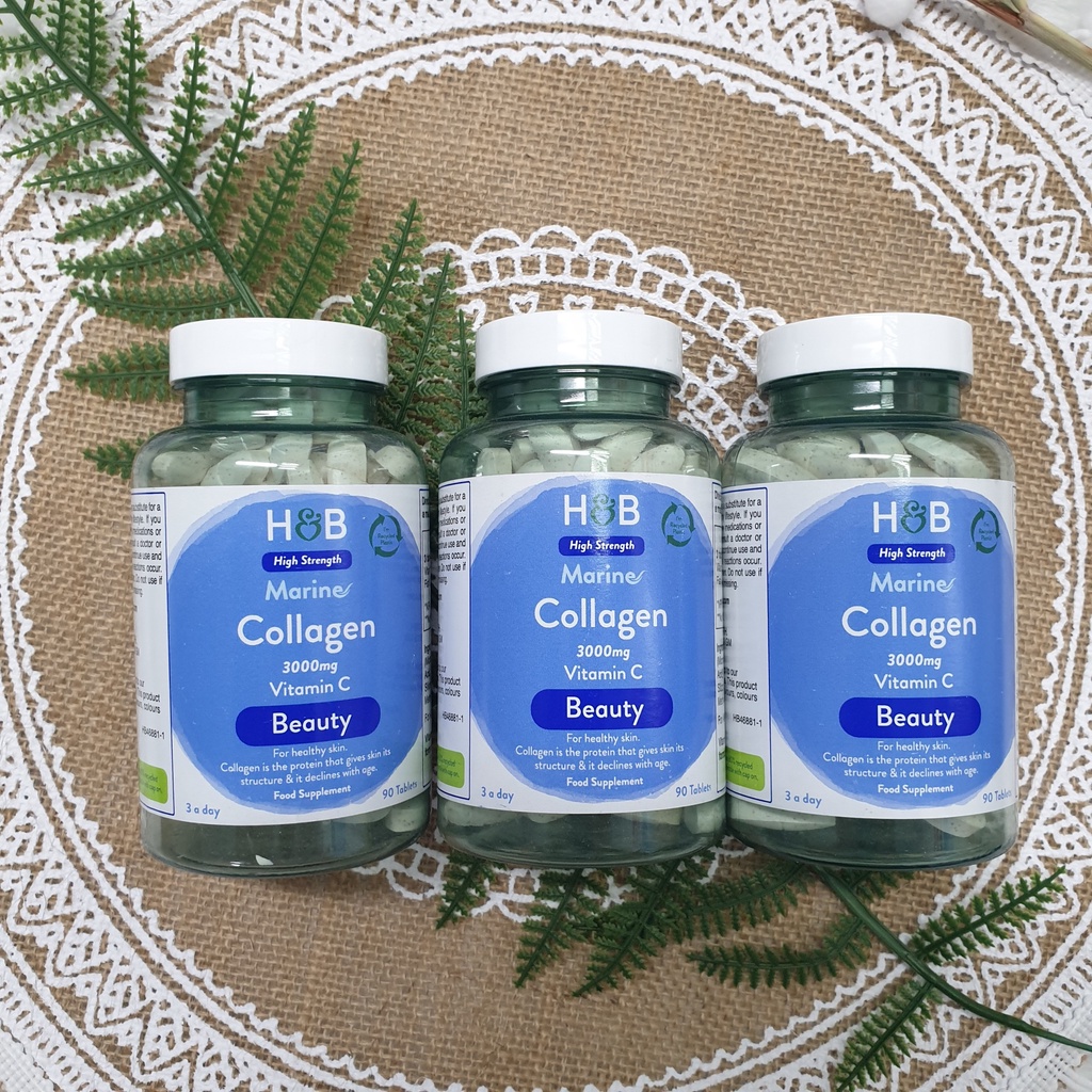 Viên Uống Collagen Thủy Phân Thế Hệ Mới 3000mg Làm Trắng Da - Marine Collagen Holland With Vitamin C 3000mg