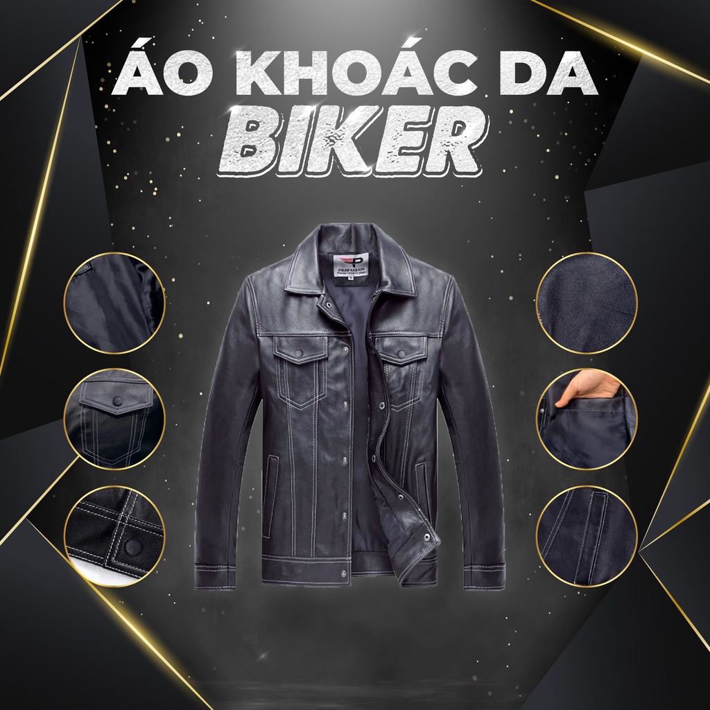 [Mã LTBAUAB19 giảm 7% đơn 99K] Áo khoác da nam lót dù cao cấp thời trang biker SPADN12 PigoFashion chọn size