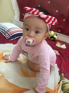 Body set 3 chiếc dài tay cho bé 3M, 12M (mẫu Cừu hồng)