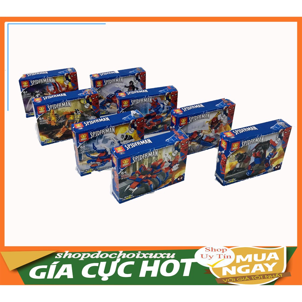 LEGO RÔ BỐT CHIẾN ĐẤU NGƯỜI NHỆN LOẠI NHỎ