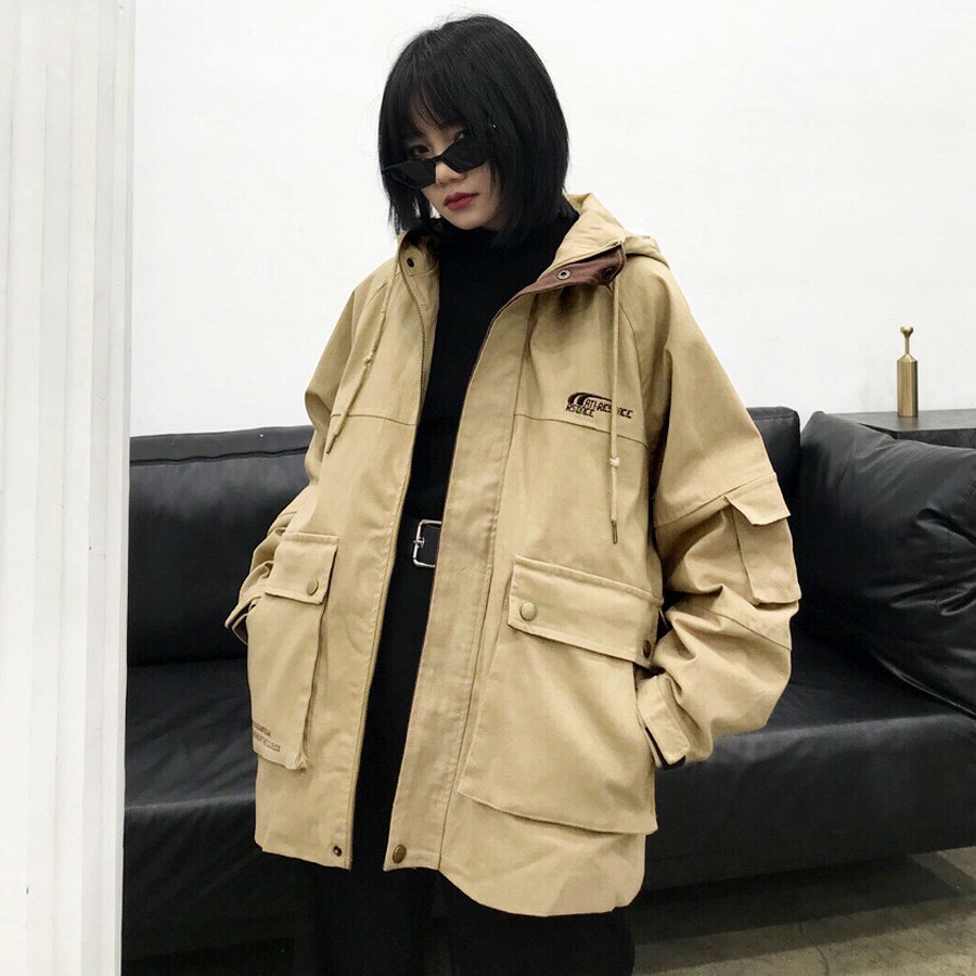 ÁO KHOÁC KAKI, ÁO KAKI UNISEX NAM NỮ