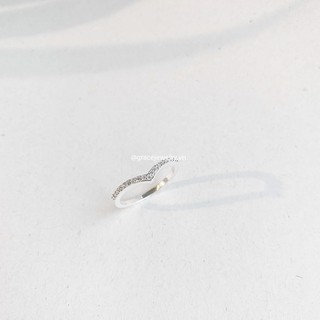 Nhẫn bạc Grace - Crystal V