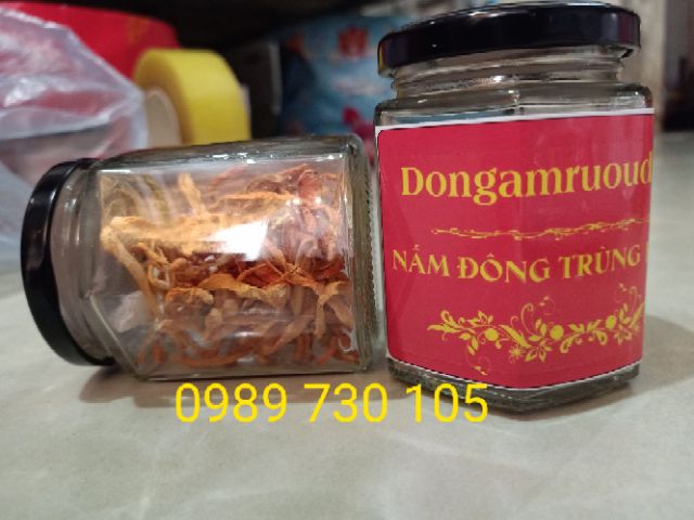 Đông trùng hạ thảo sấy khô 100g/lọ sang trọng