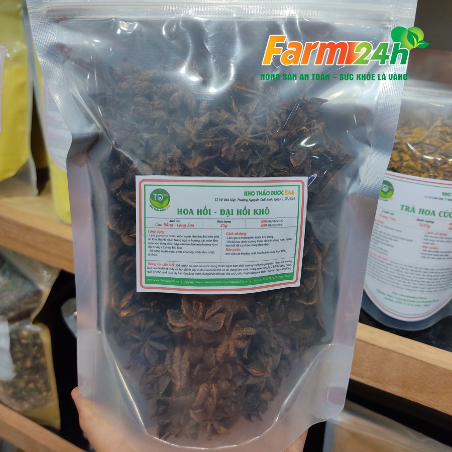 Hoa hồi 100g I 100% tự nhiên, gia vị cho nhiều món ngon I Farm24h