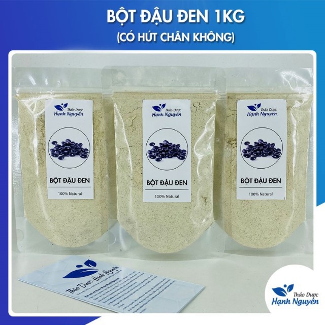 Bột Đậu Đen 1kg (Có hút chân không) - Đậu Đen Đã Rang Thơm