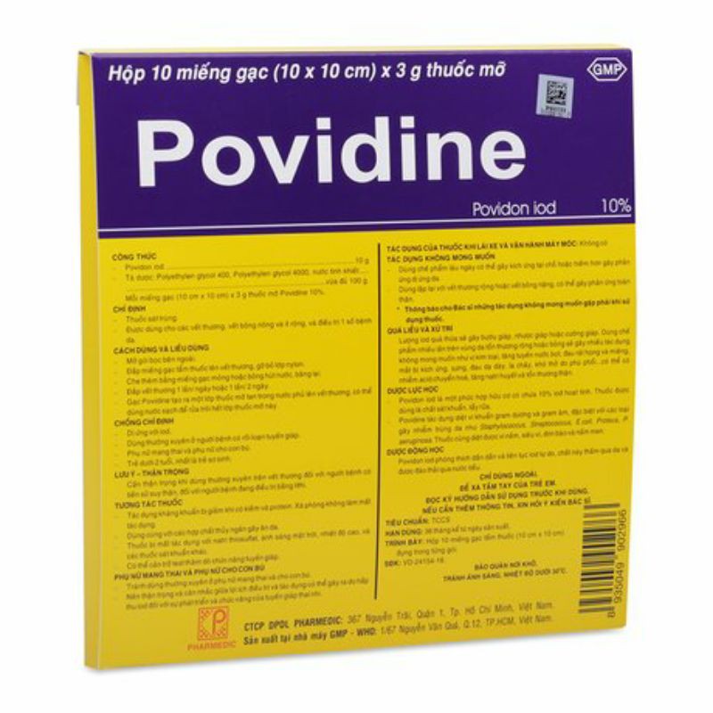 Miếng Dán Phỏng POVIDIN ⚡ GIÁ RẺ BẤT NGỜ ⚡ Dùng cho các vết thương, vết bỏng nông hiệu quả