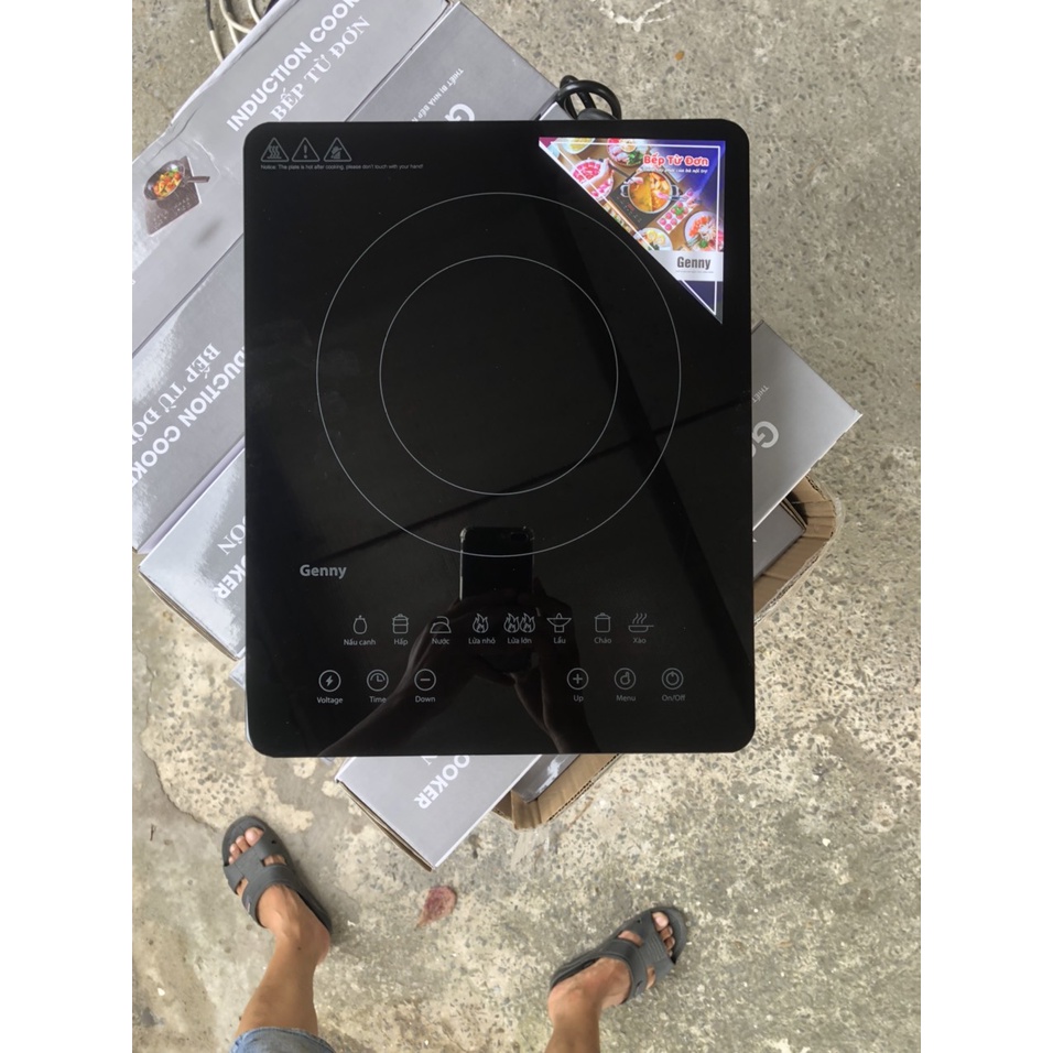 Bếp điện từ, bếp từ đơn Genny GN - 312 chính hãng, Bếp từ inverter tiết kiệm điện, bảo hành chính hãng - Bếp Thanh Huy