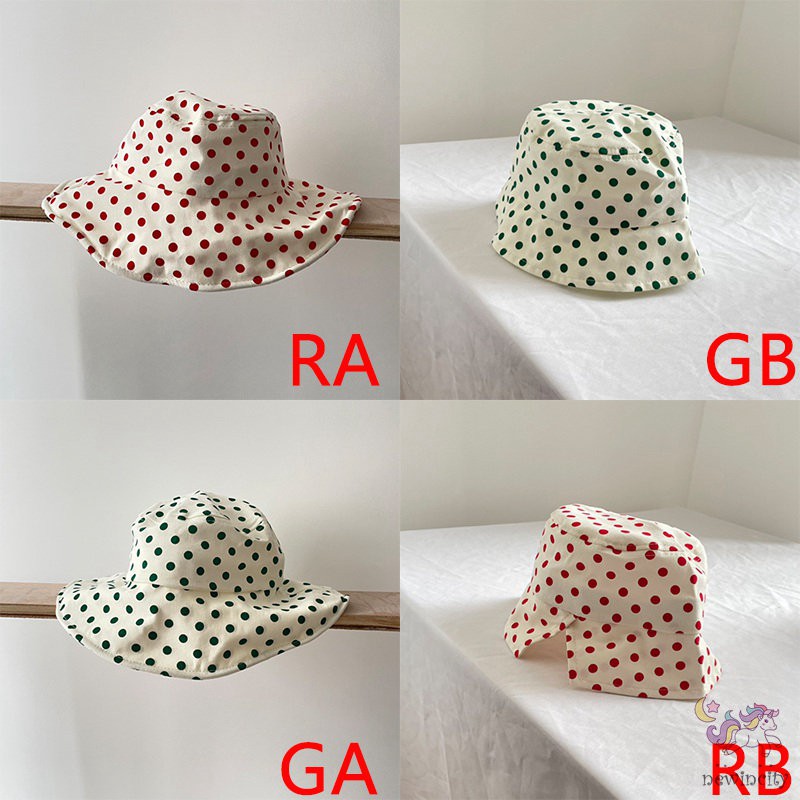 Nón Tai Bèo Họa Tiết Chấm Bi Thời Trang Mùa Hè Hàn Quốc
