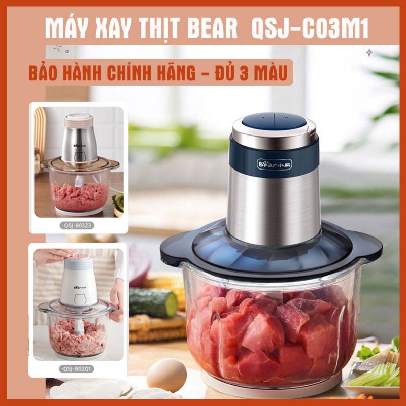 Máy xay thịt bear 2.5l