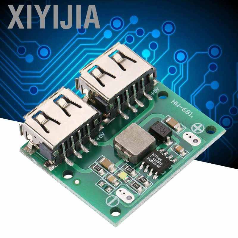 Xiyijia Dual 9V/12V/24V To 5V 3A DC-DC Step Down Power Charger Buck Module Convenient