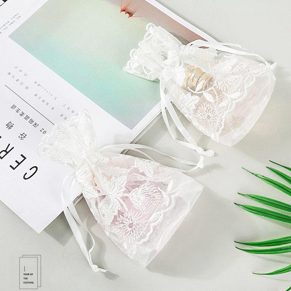 Túi Dây Rút Đựng Trang Sức/Bông Tai/Trang Sức Có Thể Tái Sử Dụng
