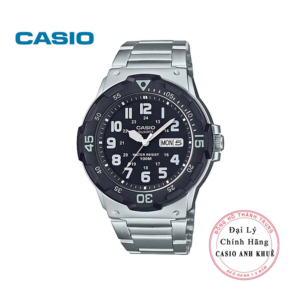 Đồng hồ nam Casio MRW-200HD-1BVDF dây kim loại