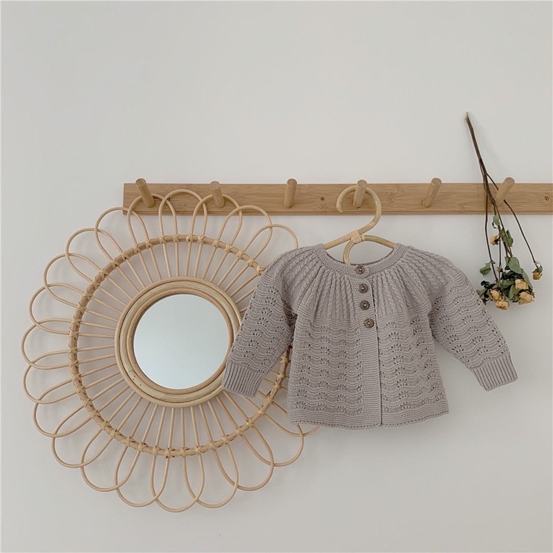 Áo Khoác Len Phong Cách Hàn Quốc Cho Bé Gái