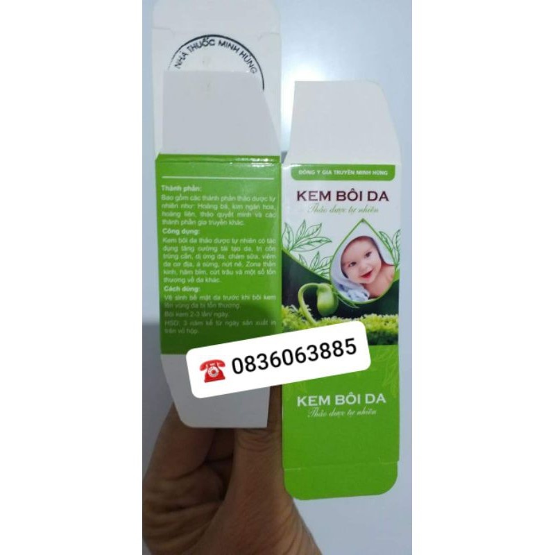 kem bôi chàm sữa ,hăm minh hùng