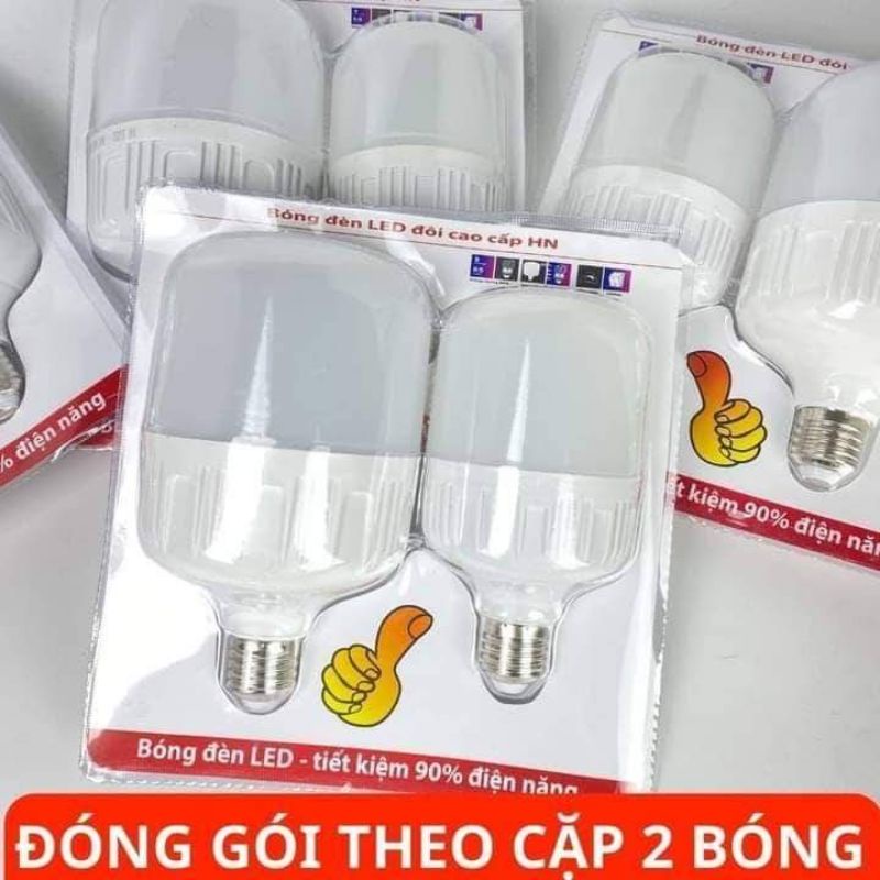 COMBO 2 BÓNG ĐÈN LED TRỤ TRÒN BÓNG LỚN 30W BÓNG NHỎ 20W