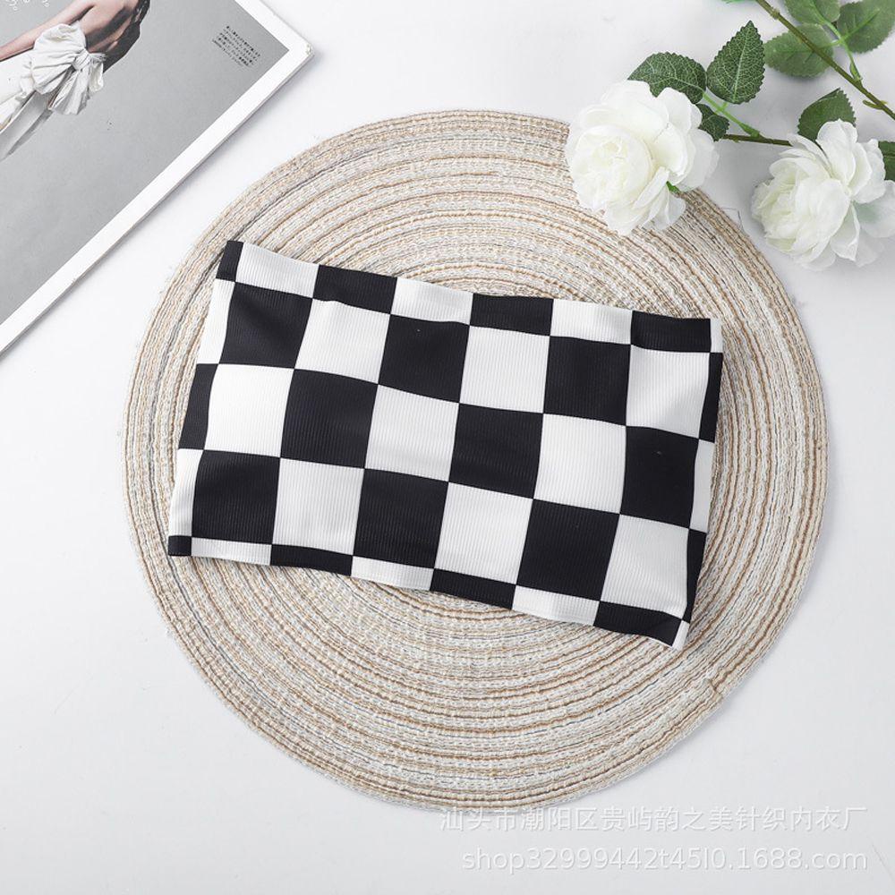 OCEANMAP Áo Lót Lụa Quấn Ngực Tàng Hình Hở Lưng Đơn Giản Thời Trang Cho Nữ