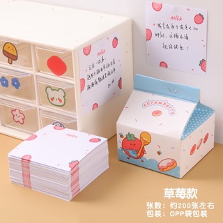 Giấy note hộp sữa cute