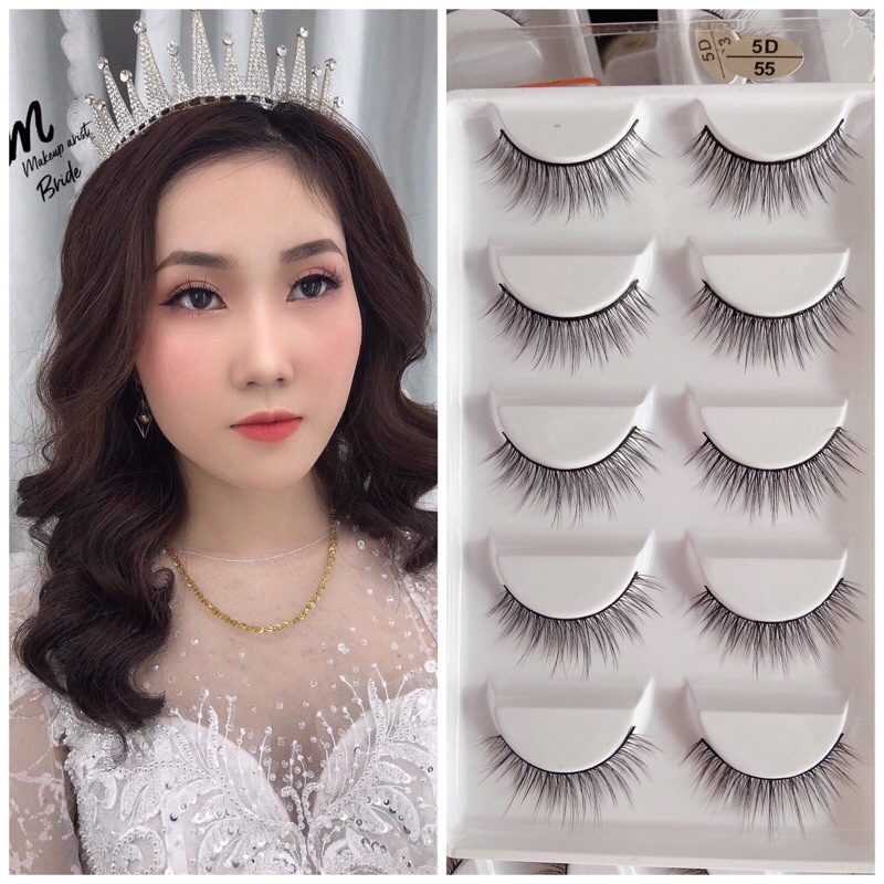 Lông Mi Giả Cao Cấp 5D55 - Cô Dâu