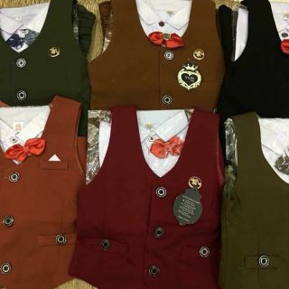 Set vest 4 chi tiết cho bé trai
