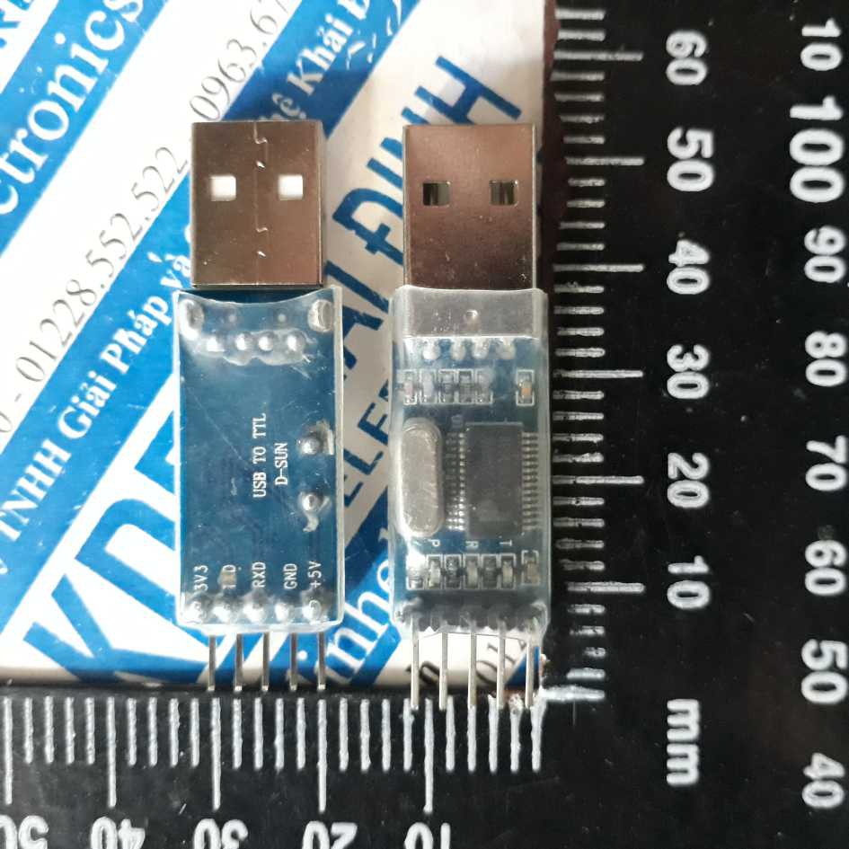 module USB TO COM PL2303 V1, xanh kde2731