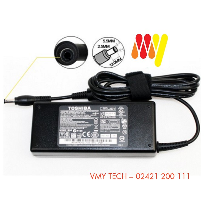 SẠC LAPTOP TOSHIBA CAO CẤP 19V-4.7A (ADAPTER ZIN)