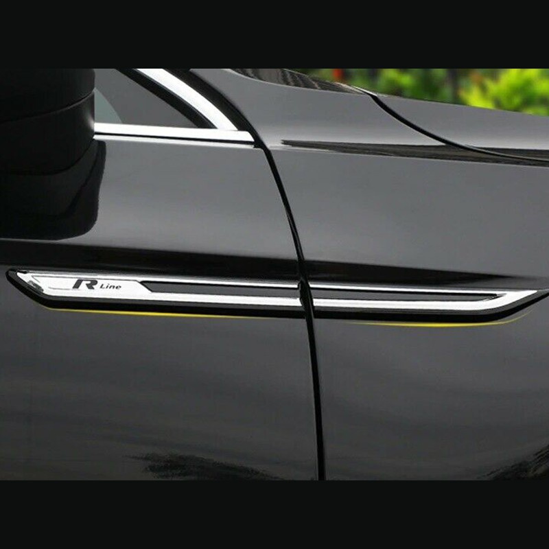 FENDER Miếng Dán Trang Trí Tấm Chắn Bùn Bằng Crom Cho Passat B8